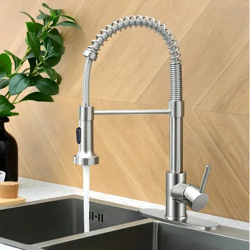 LLAVE FREGADERO MESA, RESORTE ALUMINIO