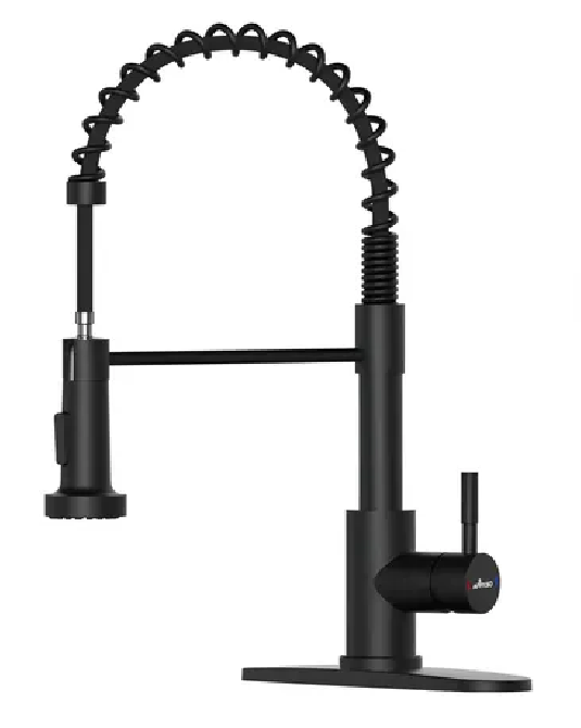 LLAVE FREGADERO MESA, RESORTE NEGRO