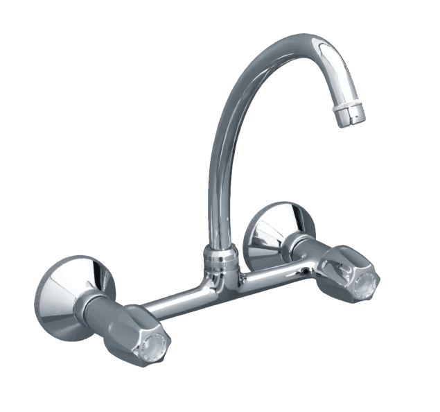 LLAVE FREGADERO MEZCLADORA PARED