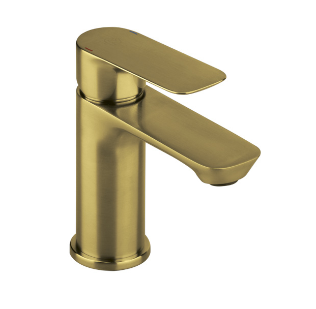 LLAVE LAVABO DORADO CORTA